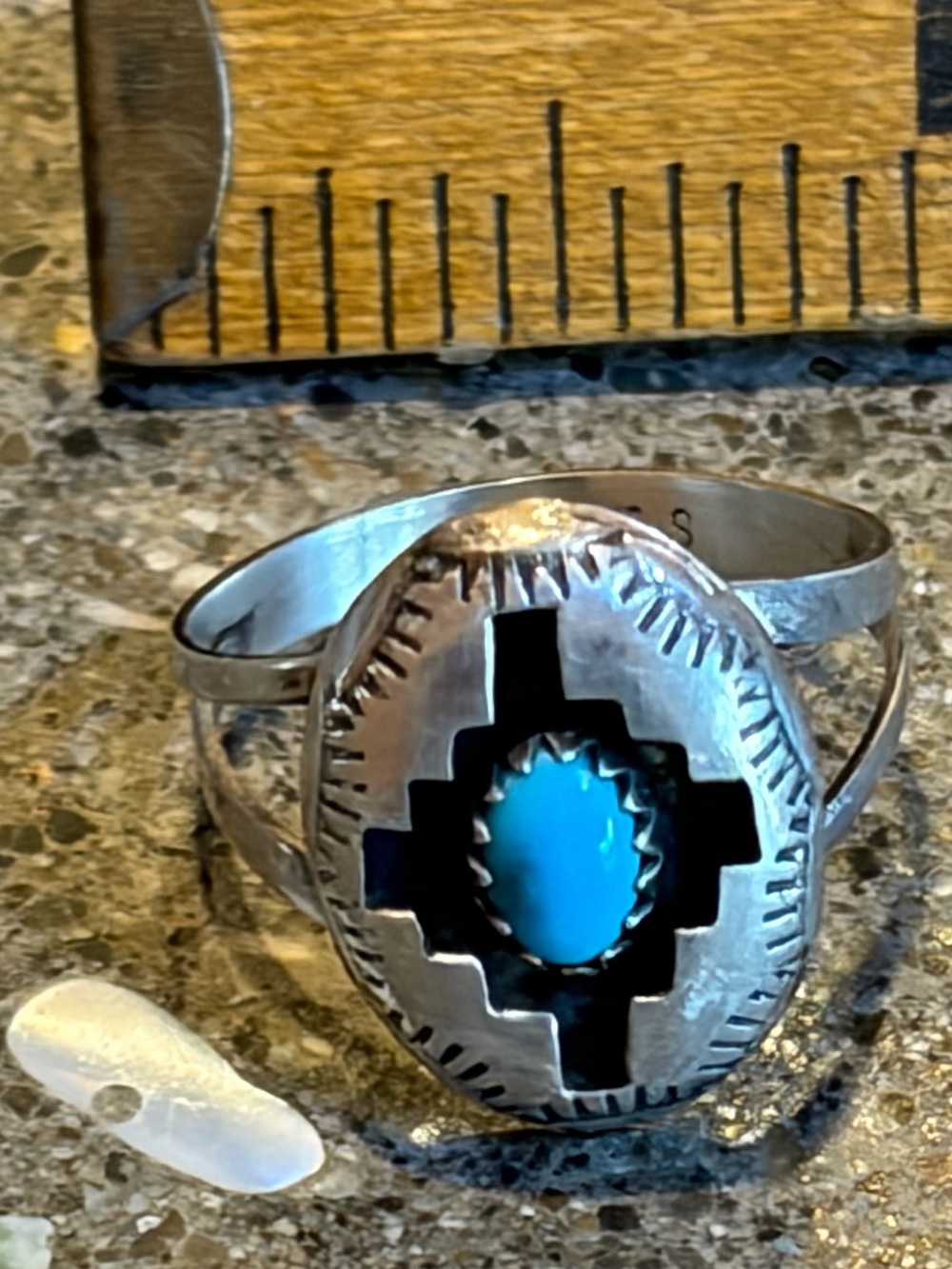 Native American Rug Design Ring